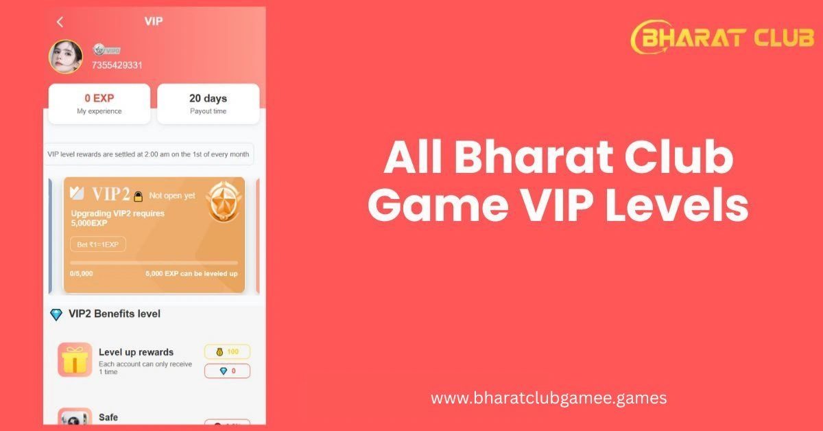 All Bharat Club Game VIP Levels