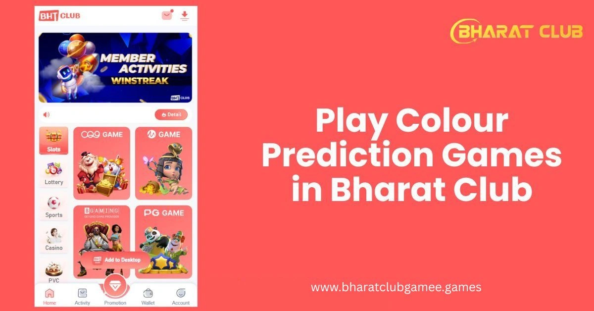 Play Colour Prediction Games in Bharat Club