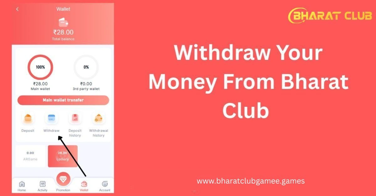 Withdraw Your Money From Bharat Club Account